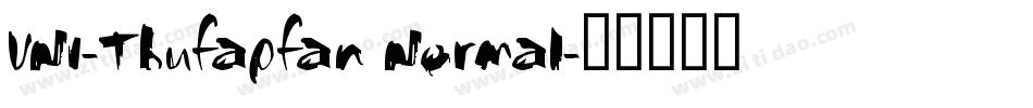 VNI-Thufapfan Normal字体转换